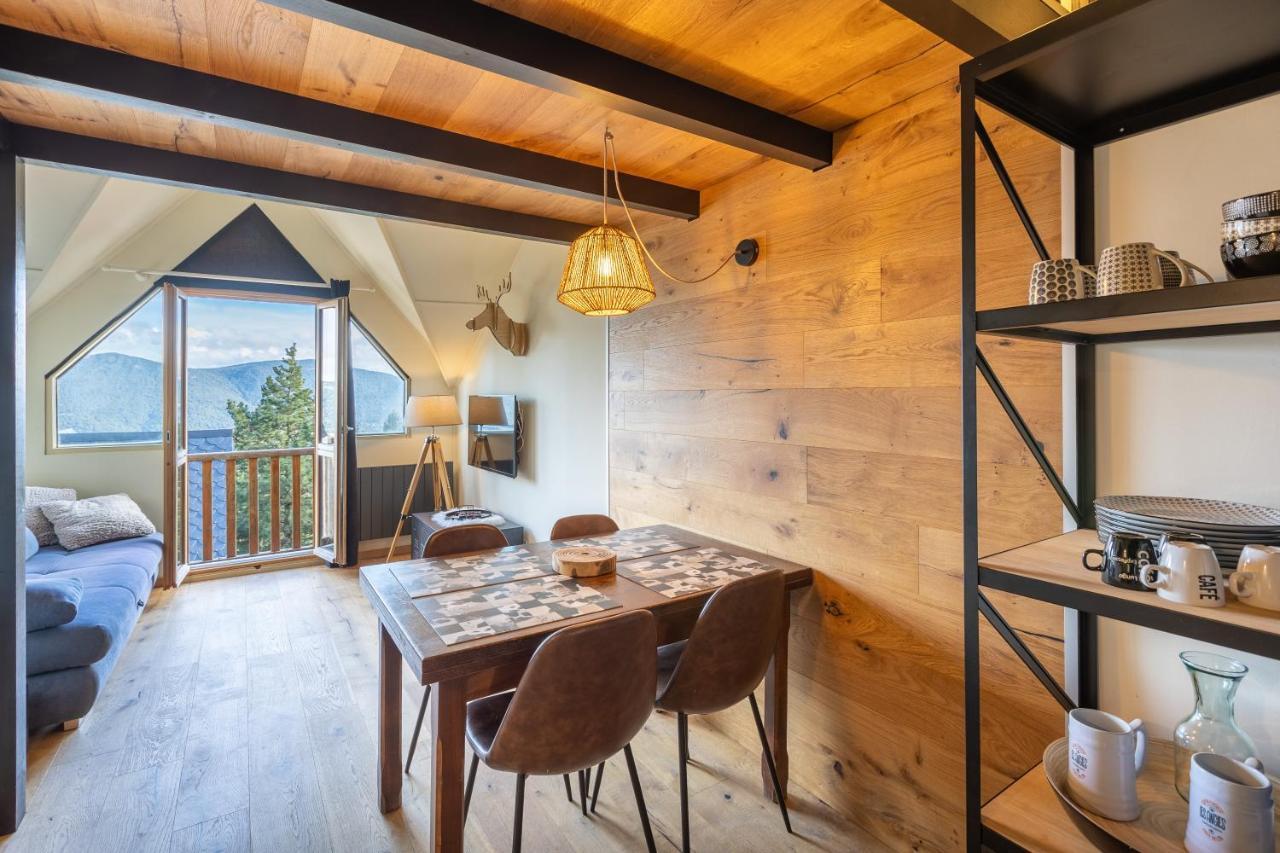 Apartamento Le Cerf - Duplex Avec Superbe Vue Montagne Les Angles  Exterior foto